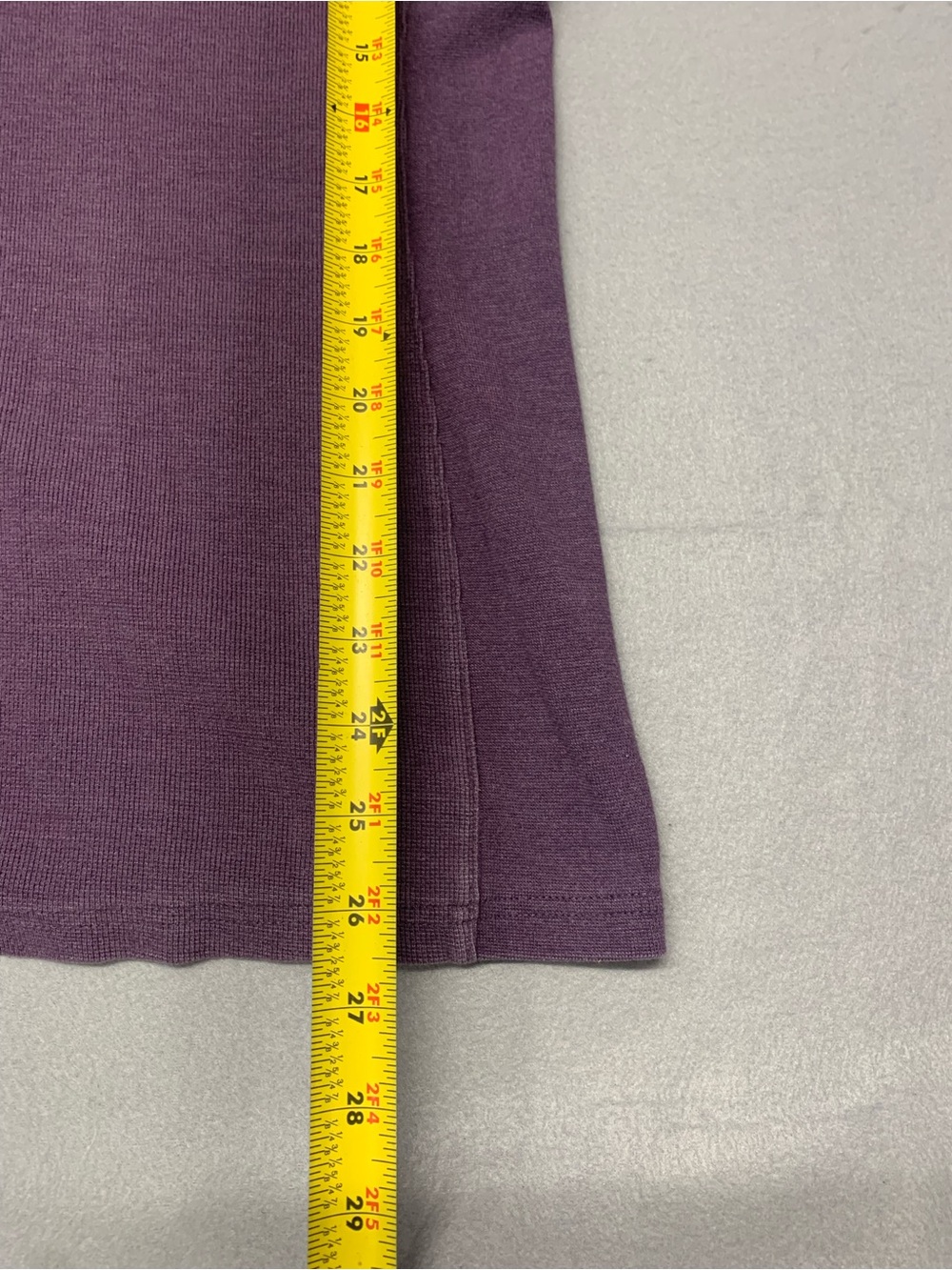 Duluth Trading Co Purple Henley Long-Sleeve Shirt - Picture 6 of 7
